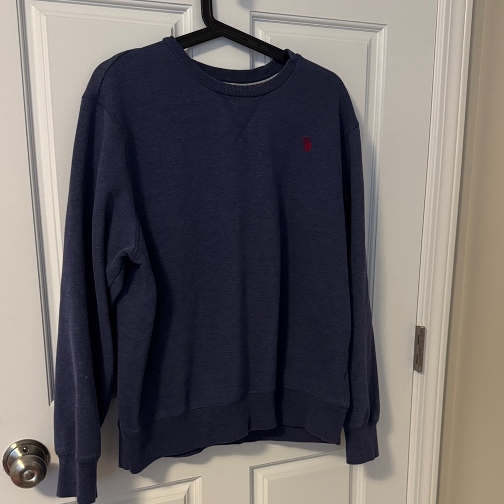 U.S. Polo Assn. Men's Dark Blue Crewneck Sweater